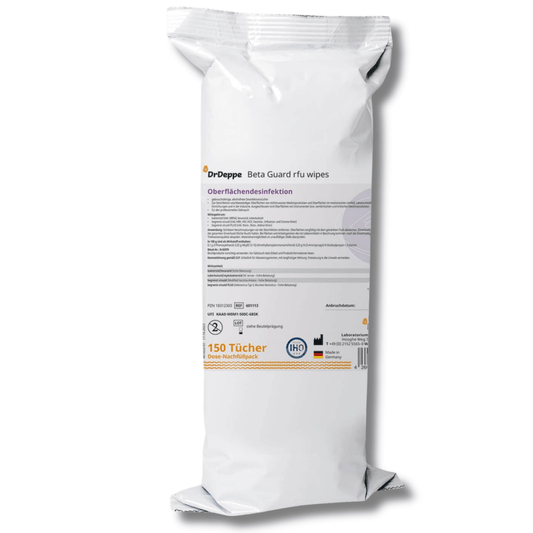» Beta Guard RFU « Flächen-Desinfektionstücher – Nachfüllpack (150 Tücher)