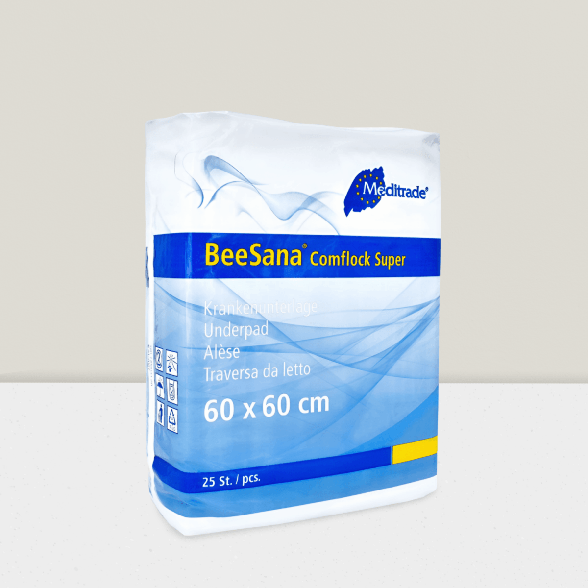 Krankenunterlage 60x60 cm