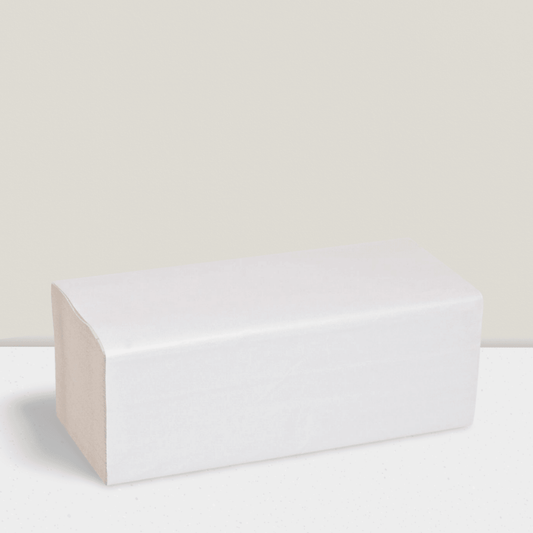Papierhandtücher, Falthandtücher | V-Falz, 23 x 21cm, 2-lagig, Recycling - AL-MED Medical GmbH