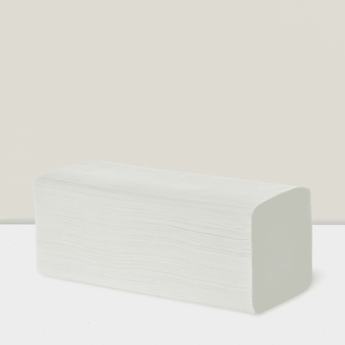 Falthandtuch Papier, V-Falz, 25 x 23cm, 2-lagig, weiß