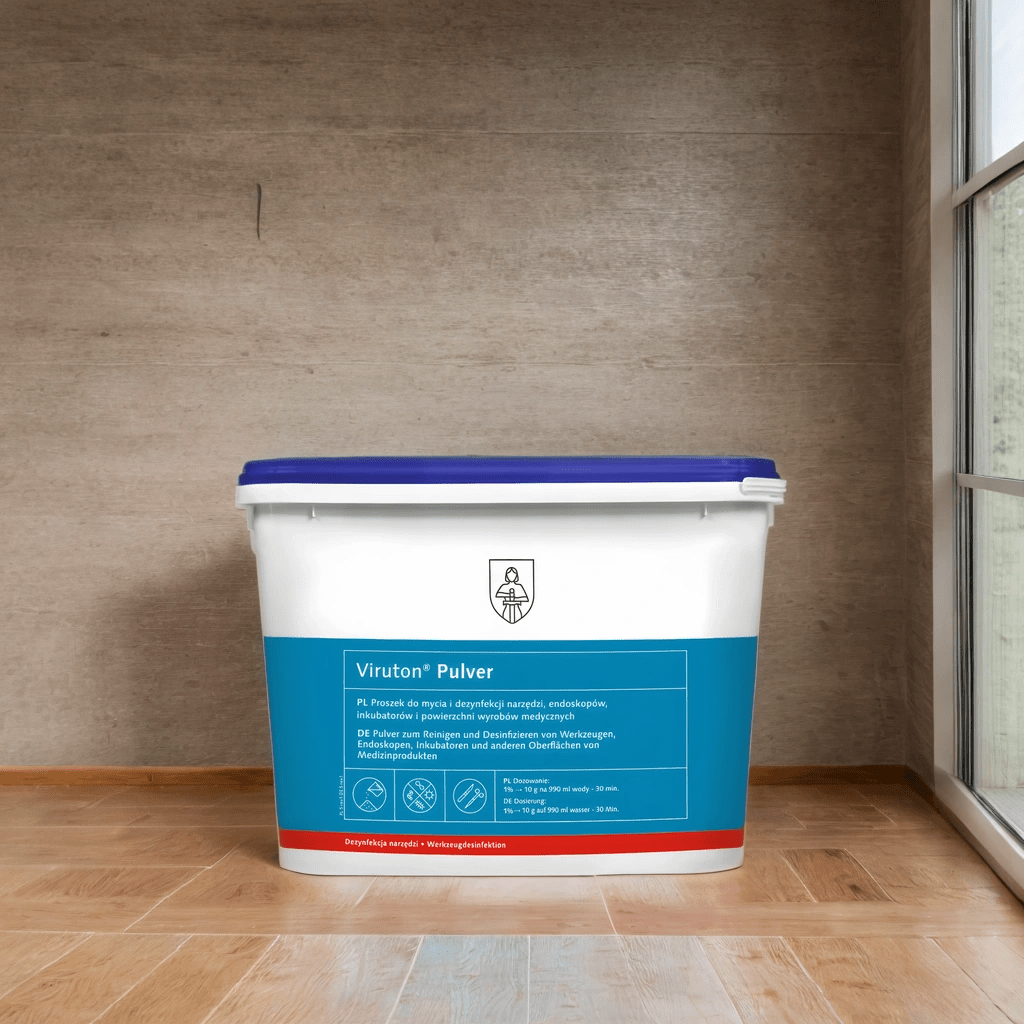 Pulver zum Desinfizieren von Werkzeugen, Endoskopen und Medizinprodukten