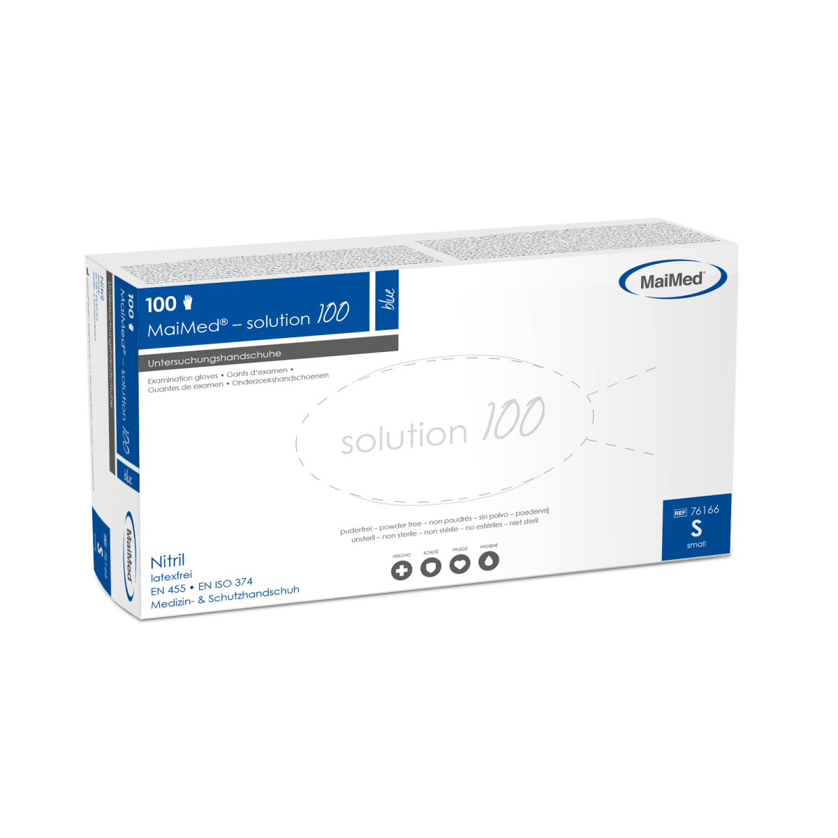 Handschuhe MaiMed® blau - Solution 100 Stück