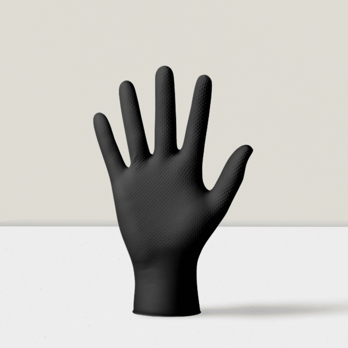 Schwarze Nitrilhandschuhe