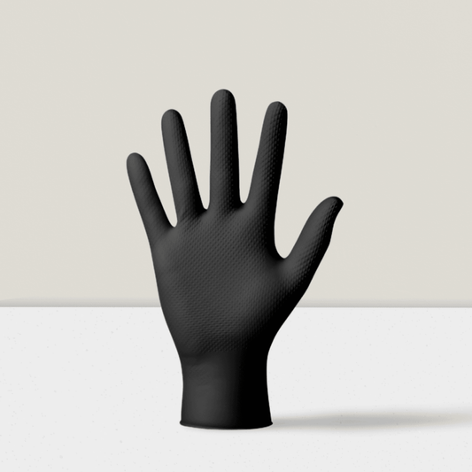 Schwarze Nitrilhandschuhe