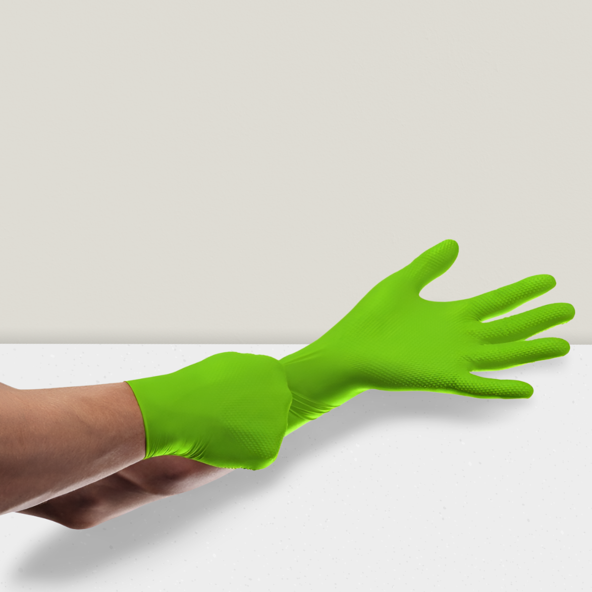 Nitril Handschuhe grün MERCATOR gogrip pro
