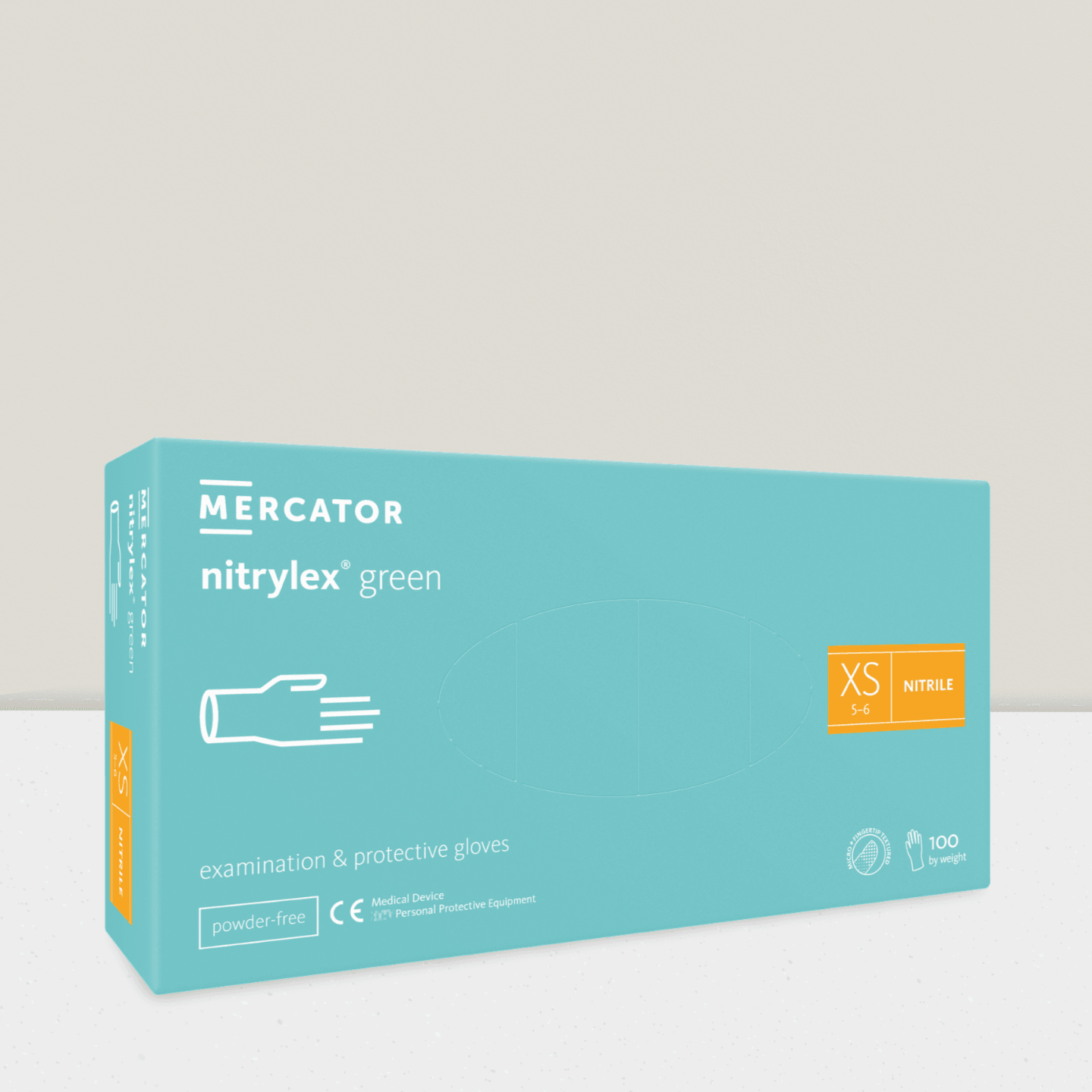 Mercator nitrylex grün Größe XS