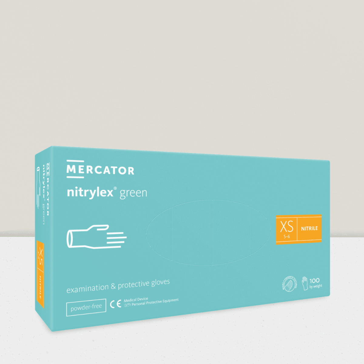 Mercator nitrylex grün Größe XS