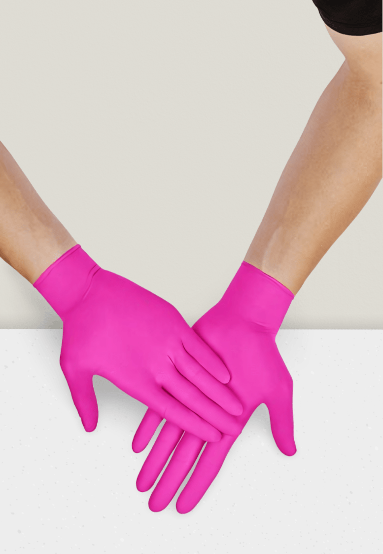 Nitrylex magenta Untersuchungshandschuhe