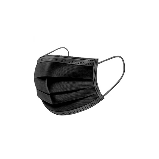 50er Pack - Mund- und Nasenmaske Einweg schwarz - AL-MED Medical GmbH