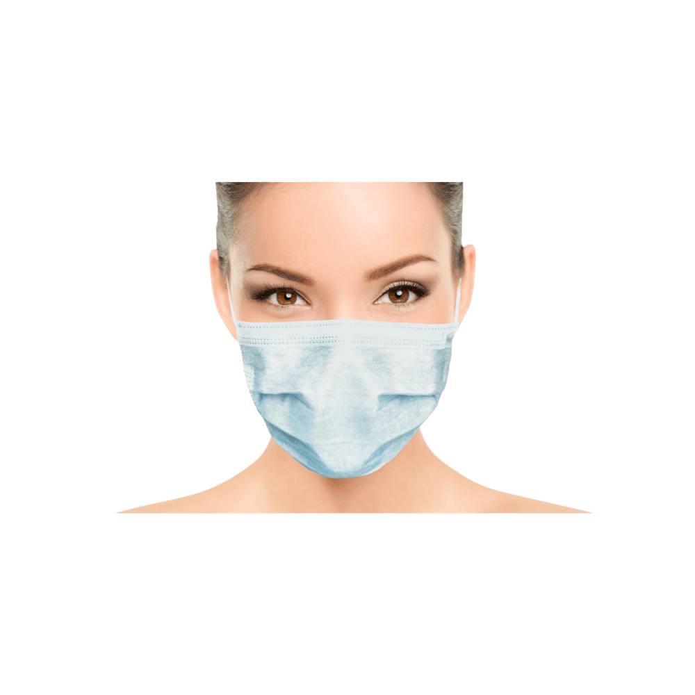 Medizinische OP Maske blau