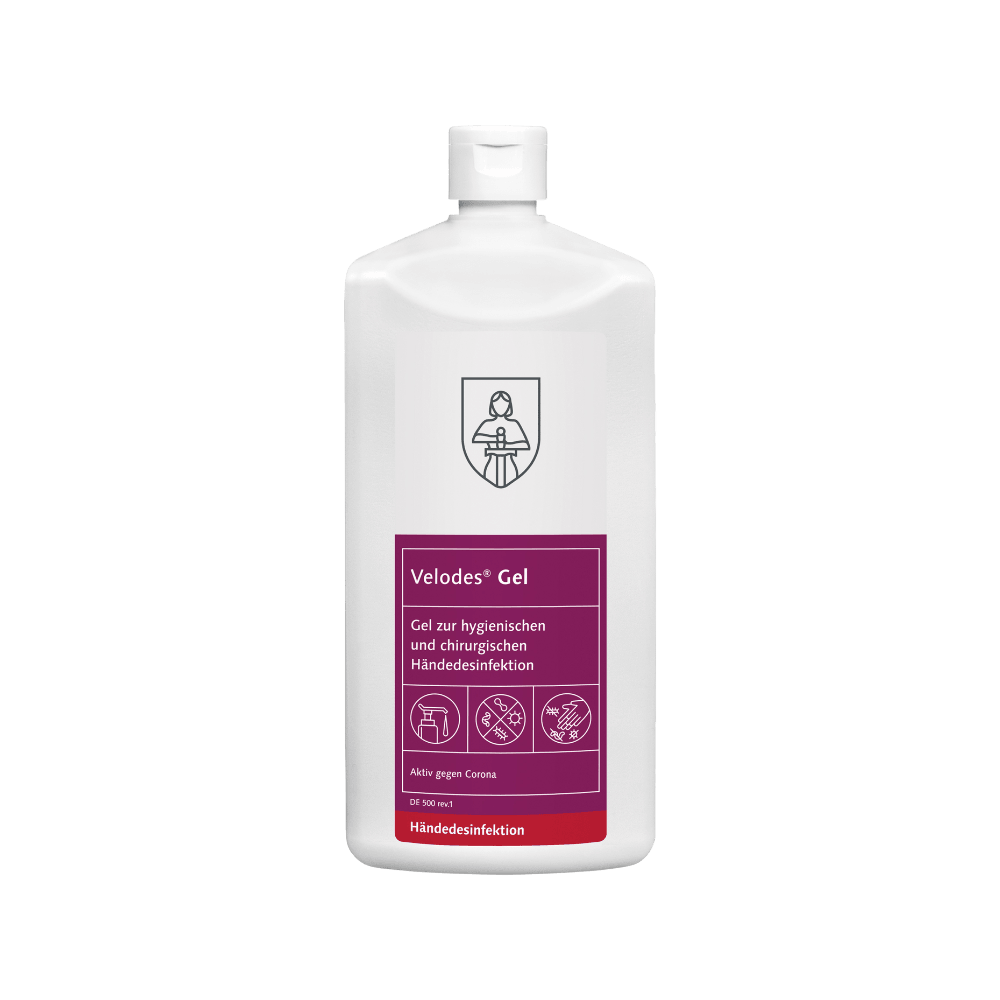 500ml Händedesinfektion »Velodes Gel« hygienisch & chirurgisch - AL-MED Medical GmbH