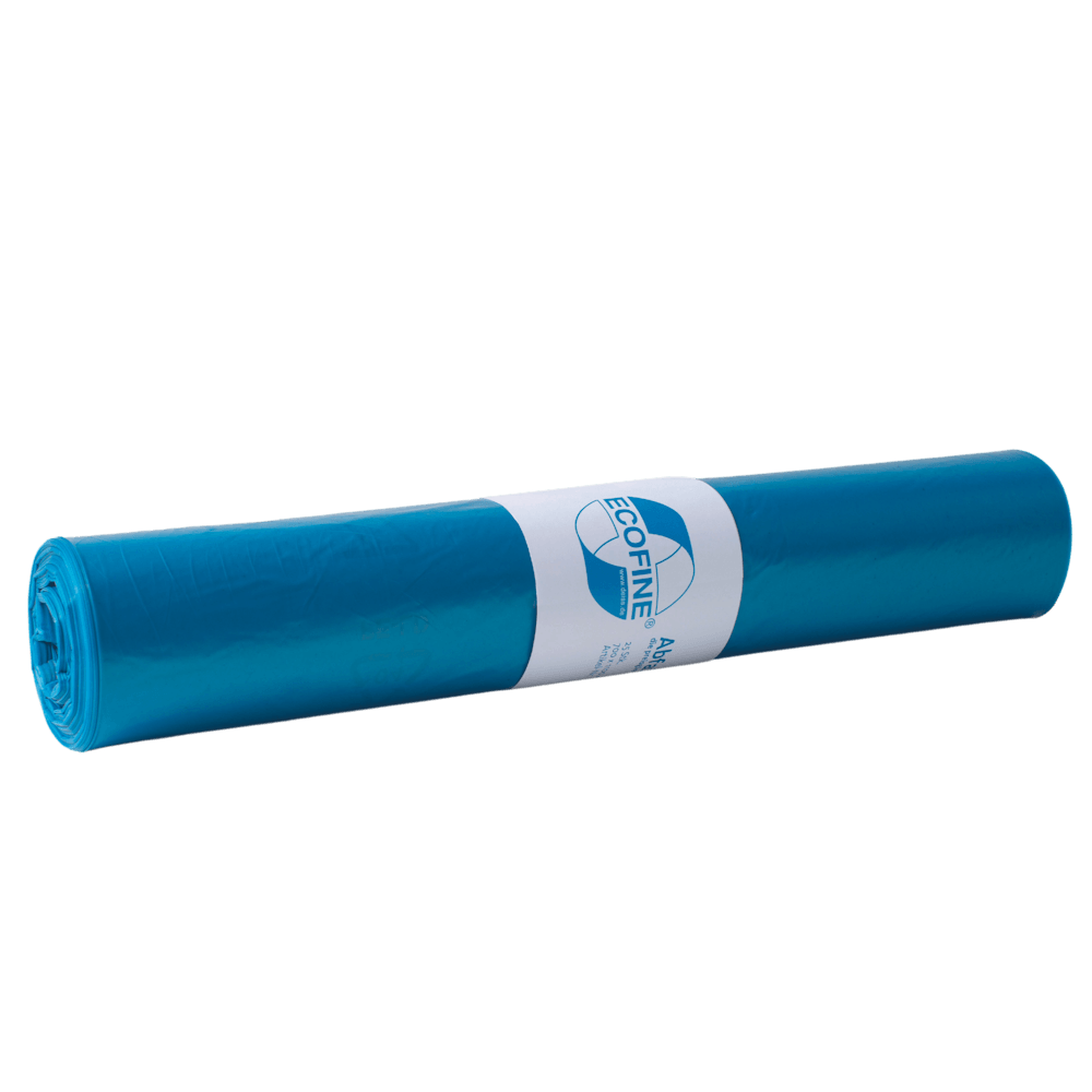 Blaue Säcke DEISS, Ecofine, LDPE-Müllbeutel, 70L, 25my, 575mm x 1000mm - AL-MED Medical GmbH