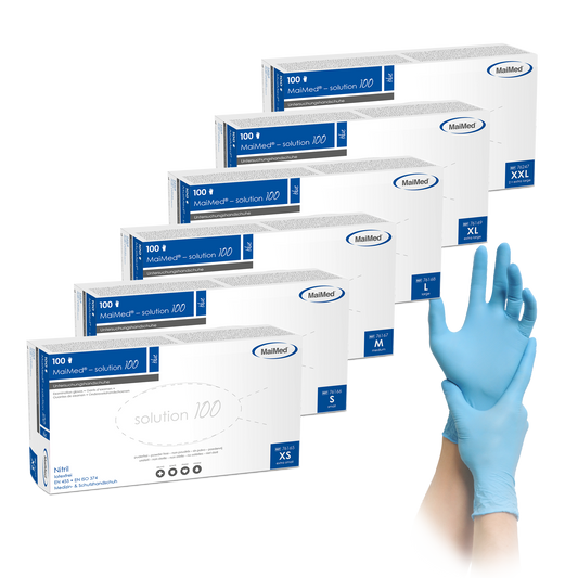 Handschuhe MaiMed® blau - Solution 100 Stück