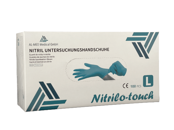 Nitril Handschuhe blau L